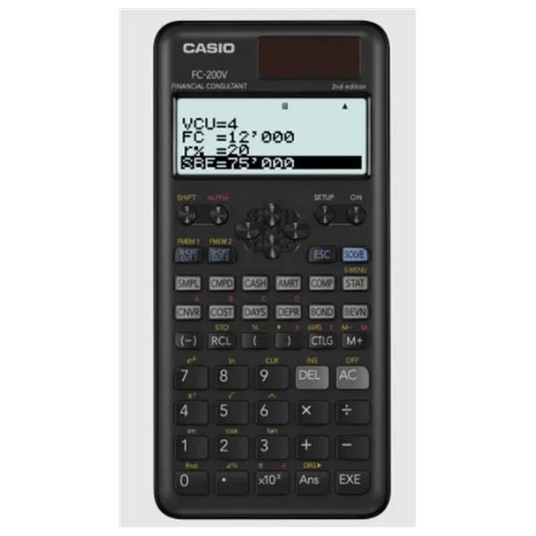 Casio Fc-200v Finansal Hesap Makinesi - Görsel 3