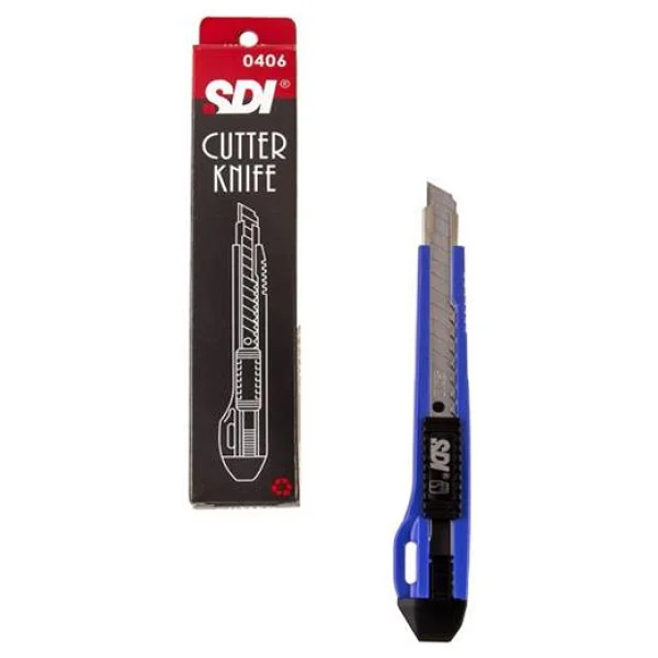 SDI 0406 9 mm Otomatik Kitlemeli Dar Maket Bıçağı - Görsel 4