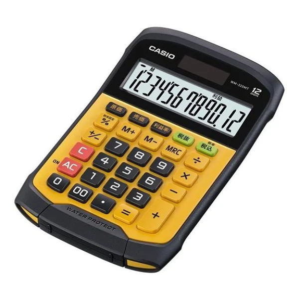 Casio Wm-320mt Suya Dayanıklı Masaüstü Hesap Makinesi - Görsel 3