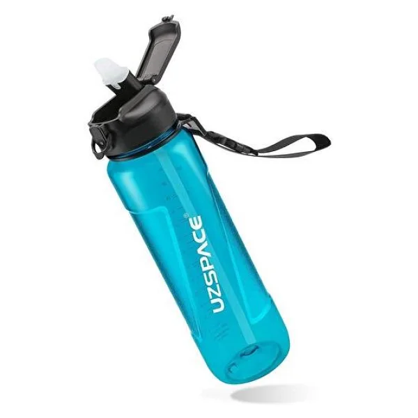 Uzspace 6057 Turkuaz 1000 Ml Tritan Pipetli Matara - Görsel 5