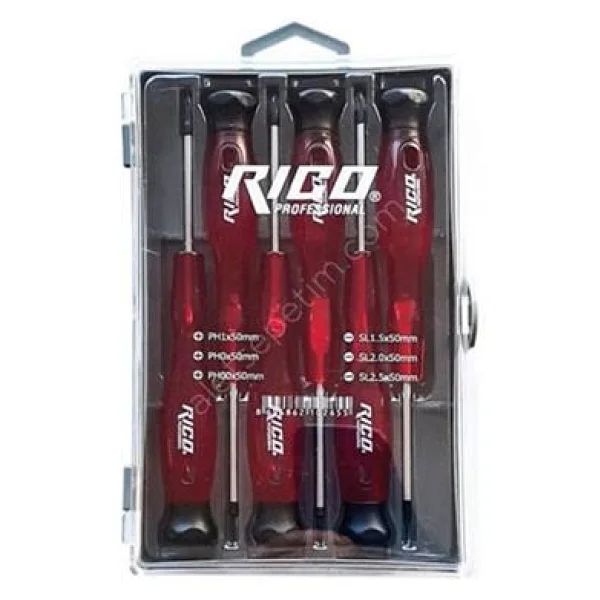 Rico 6 Parça Kraft Elektronikçi Klemens Tornavida Seti 50mm 003-Kk1969 - Görsel 7