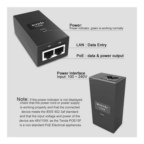 Tenda Poe15f Poe - Görsel 7