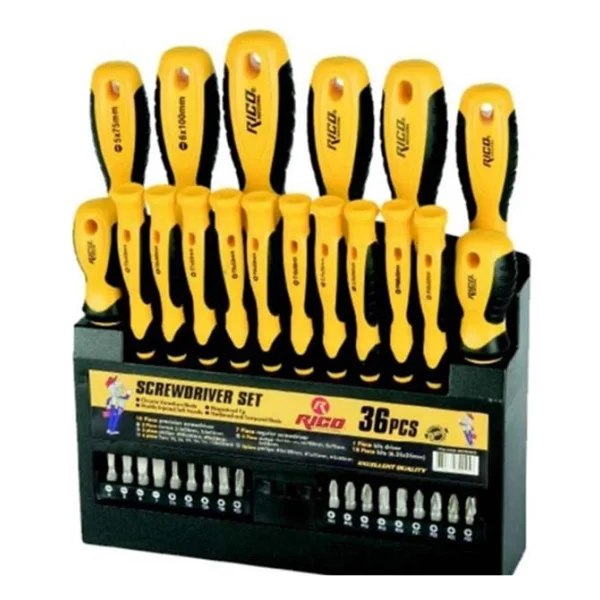 Rico Rk0025 36 Parça Klastik Tornavida Seti - Görsel 6