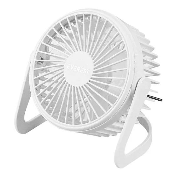 Everest Efn-505 Masaüstü USB Fan Beyaz - Görsel 4