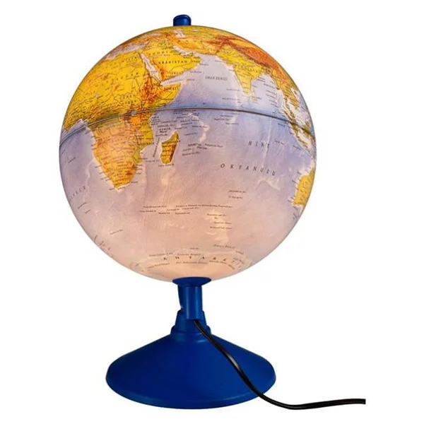 Gürbüz Işıklı Fiziki Ve Siyasi Yerküre 26 Cm 41261 - Görsel 7