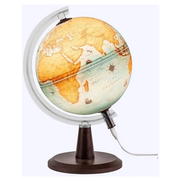 Gürbüz 48205 20 Cm Modern Işıklı Antik Küre - Görsel 3