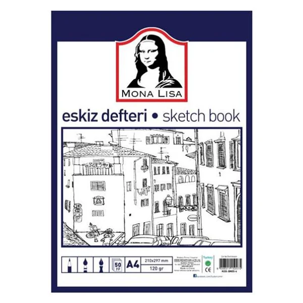 Südor Eskiz Defteri A4 120 G 50 Yp Bn05-4 - Görsel 4
