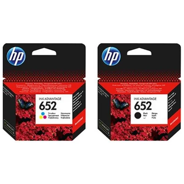 Hp 652 F6v25ae Siyah + Renkli 2'li Set Kartuş - Görsel 4