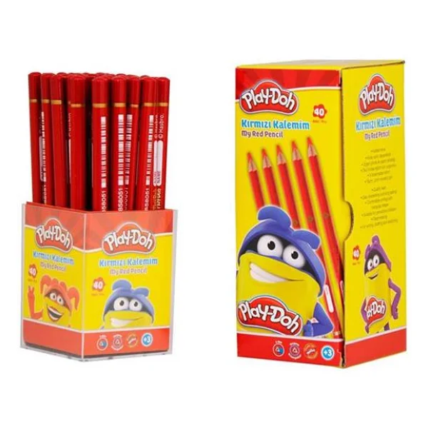 Play-Doh Kırmızı Kalemim 40 Lı Stand Play-Kk002 - Görsel 3