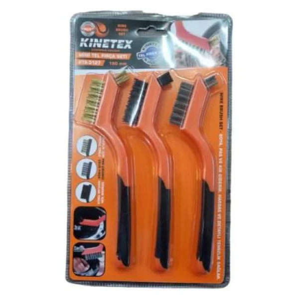 Knıtex Mini Tel Fırca Setı 3lu (Ktx-3127) - Görsel 3