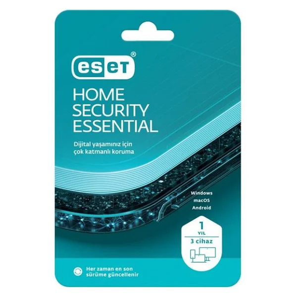 Eset Home Security Premium 3 Kullanıcı 1 Yıl Antivirüs, Güvenlik Yazılımı - Görsel 4