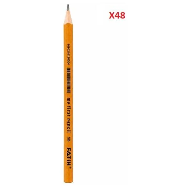 Fatih İlk Kalemim Fa12050kl0072 Üçgen Natural 72'li Jumbo Kurşun Kalem - Görsel 4