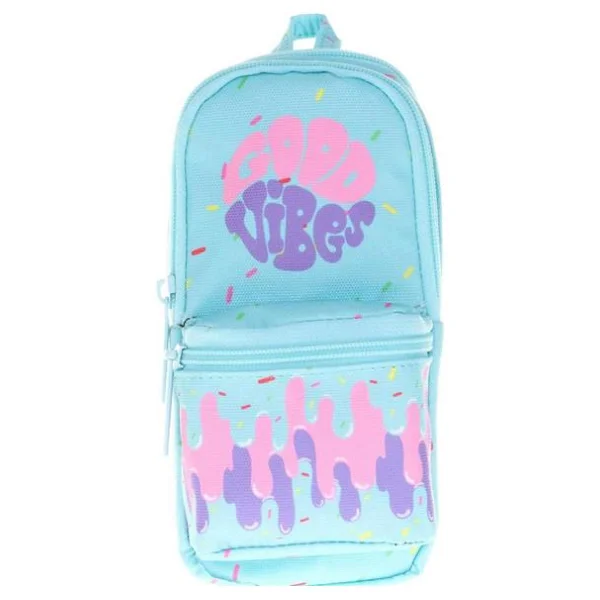 Kaukko K2445 Layer Junior Bag Good Vibes Desenli Kalemlik - Görsel 4