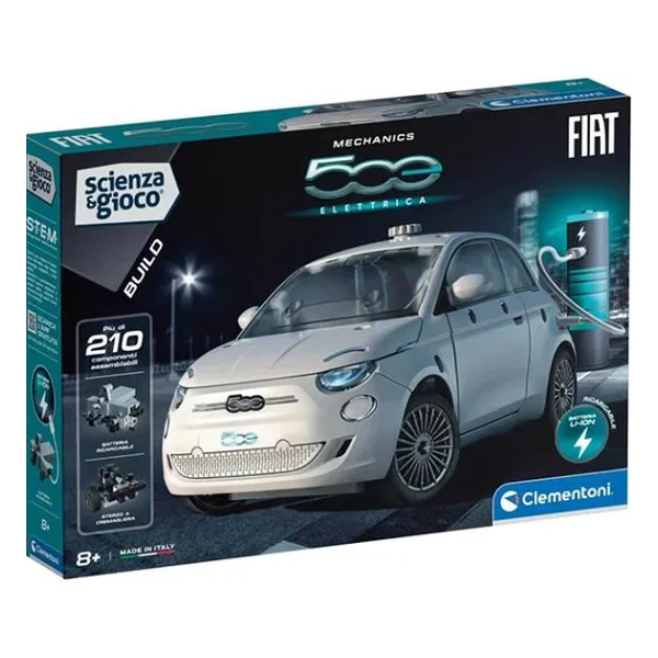 Clementoni Mekanik Laboratuvarı Fiat 500 Elektrikli Araba 75085tr - Görsel 5