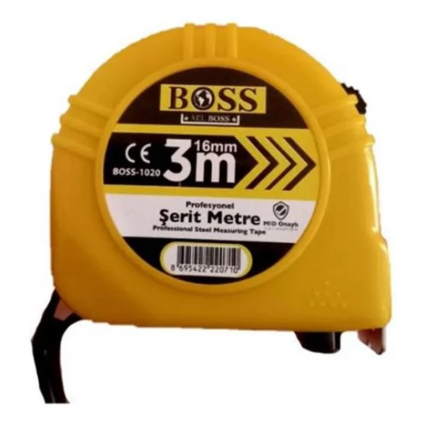 Boss Şerit Metre 16mm 3 Metre - Görsel 6