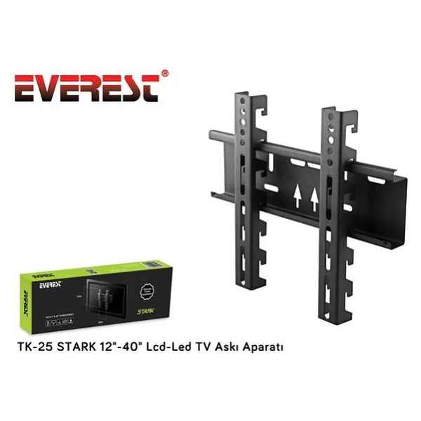 Everest Tk-25 12-40 İnç Sabit TV Askı Aparatı - Görsel 6