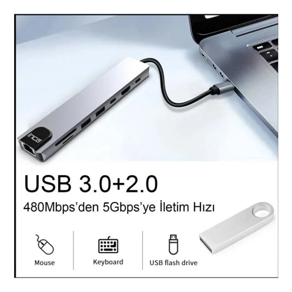 Inca Itpc-7t Laptop Docking Station - Görsel 3