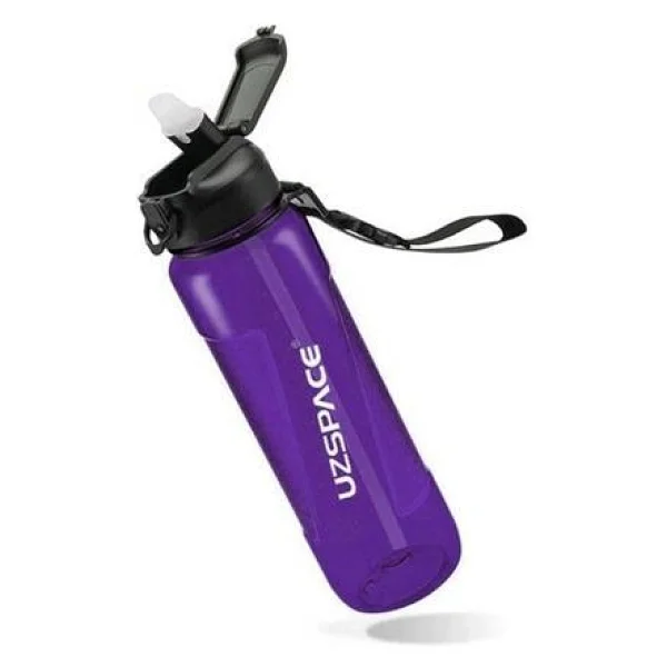 Uzspace 6058 Mor 1500 Ml Tritan Pipetli Matara - Görsel 4