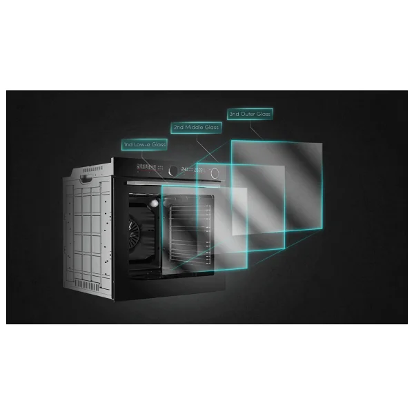 Tommatech Taf6001ıs Inox Cam Ankastre Fırın - Görsel 8
