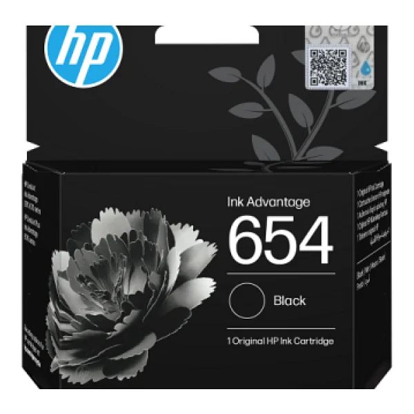 HP 654 7FP39UE Siyah Kartus - Görsel 5