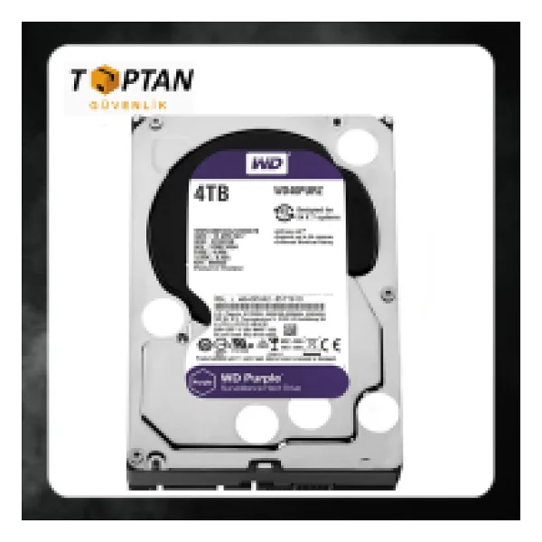 Western Digital Purple Wd40purz Sata 3.0 5400 Rpm 3.5" 4 TB Harddisk - Görsel 6