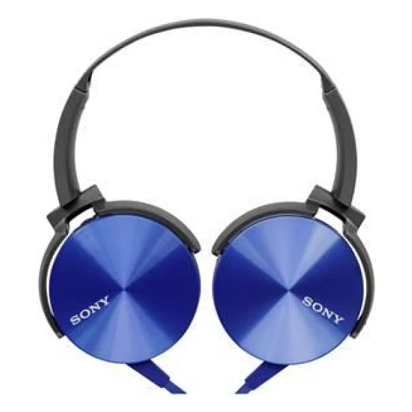 Sony Mdrxb450apl.Ce7 Mikrofonlu Mavi Kulaküstü Kulaklık - Görsel 2
