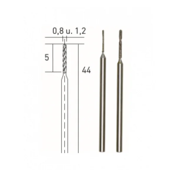 Prox Elmas Burgu Uc 0,8 Ve 1,2 Mm 28255 - Görsel 2