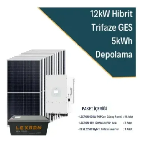 12kw Trifaze Hibrit Sistem 1