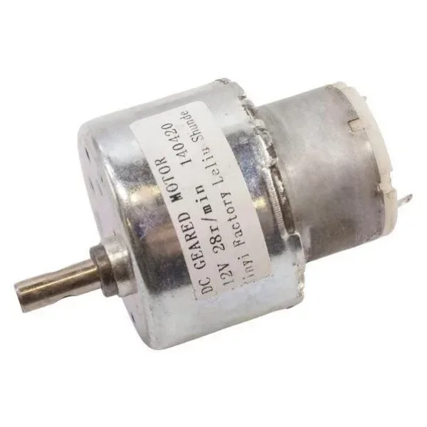 12V 28Rpm 47mm Redüktörlü Dc Motor