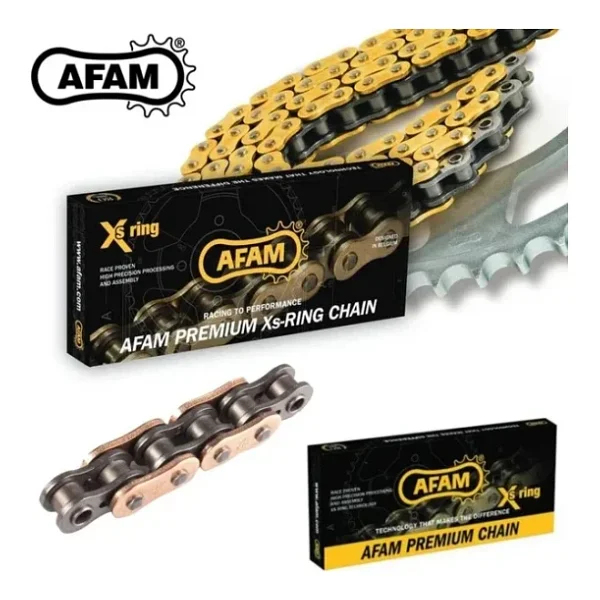 Afam A520-112Xmr3 2004-2012 Kawasaki Z 750 Uyumlu Zincir Xmr3 Xring Celik Renk
