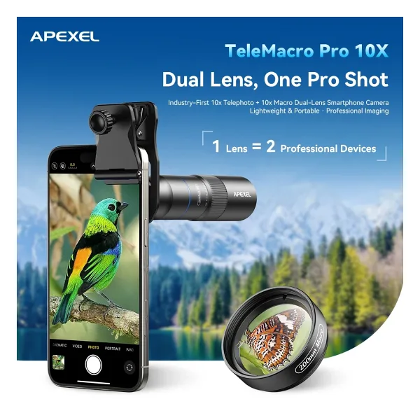 Apexel TeleMacro Pro 10X