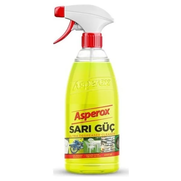 Asperox Sarı Güç Leke Temizleyici Sprey 1 lt 2'li