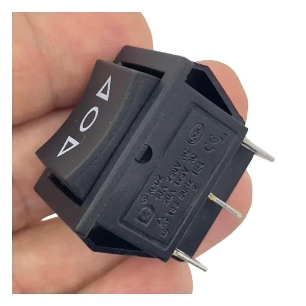 Ayt Ic-111 Geniş Işıksız Basmalı 2 Kademeli Anahtar Yukarı Aşağı Ok Simgeli Yaylı On Off Düğme Buton