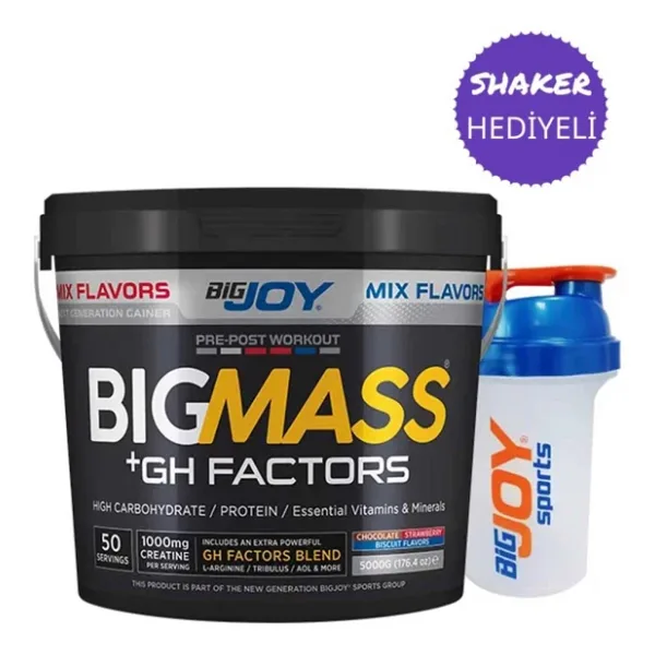 BigJoy Bigmass GH Factors Karbonhidrat Tozu 5000 gr