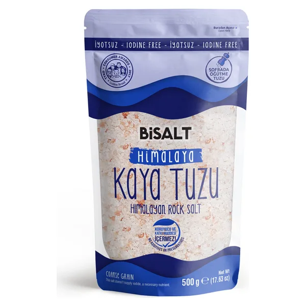 Bisalt 500 gr İri Himalaya Kaya Tuzu