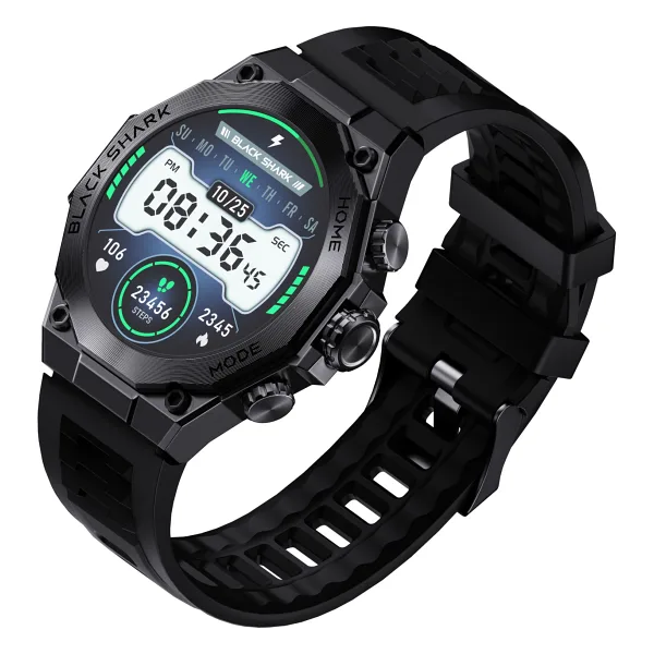 Black Shark S1 Pro Siyah Akıllı Saat