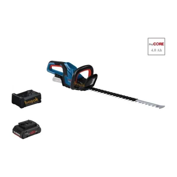 Bosch GHE 18V-60 Tek Akülü 4 Ah Çit Budama Makinesi