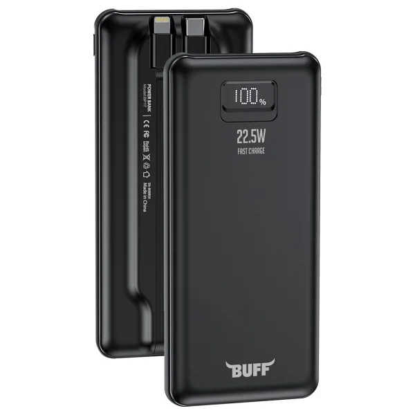 Buff BP17 Siyah 10000 mAh Powerbank