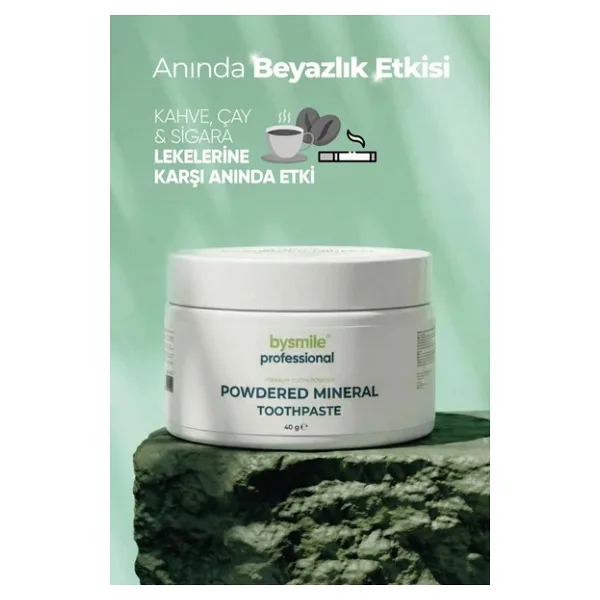 BySmile Professional Mineralli Diş Beyazlatma Tozu Uzun Süre Ferahlık I Kalıcı Etki