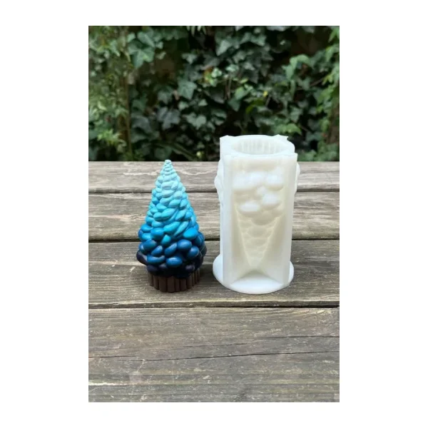 Candy Ağaç Silikon Mum Kalıbı