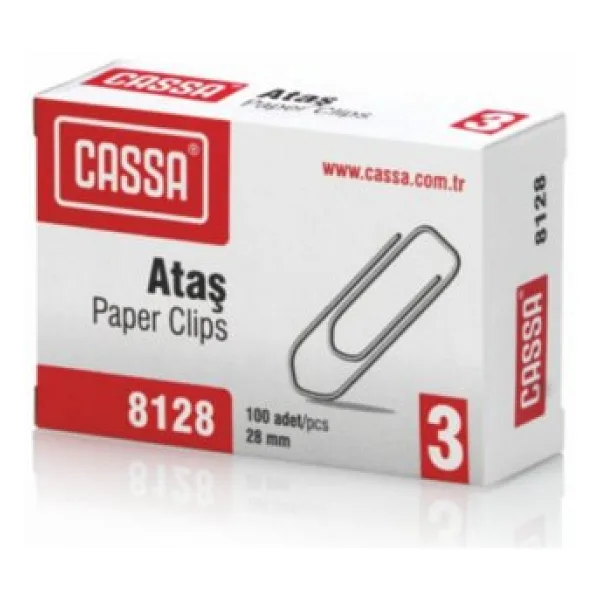 Cassa 8128 28mm Ataş Ataç 100'lü Paket