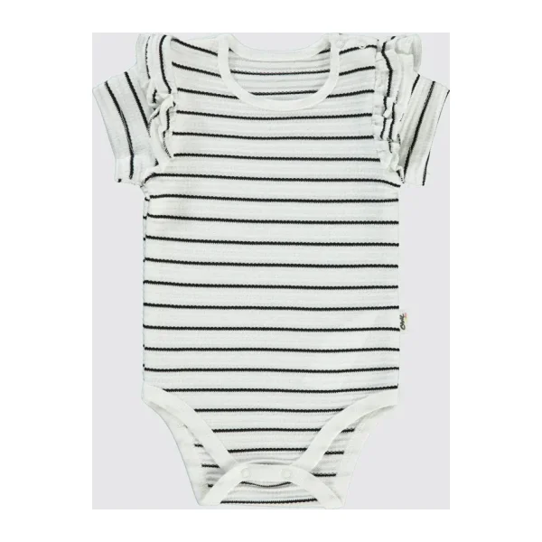 Civil Baby Kız Bebek Çıtçıtlı Badi 1-18 Ay Ekru