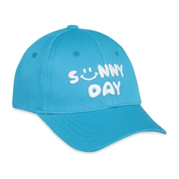 Civil Boys Sunny Kabartma Nakış 2-5 Yaş Çocuk Erkek Kep Şapka - Mavi