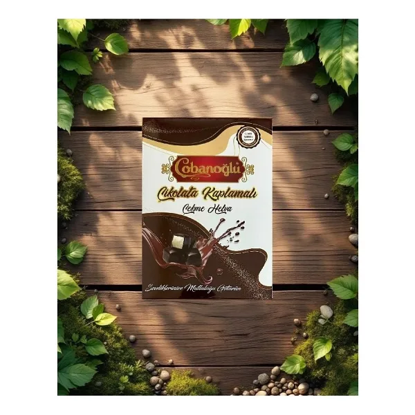 Çobanoğlu Çikolata Kaplı Sade Çekme Helva 180G - 1 Adet