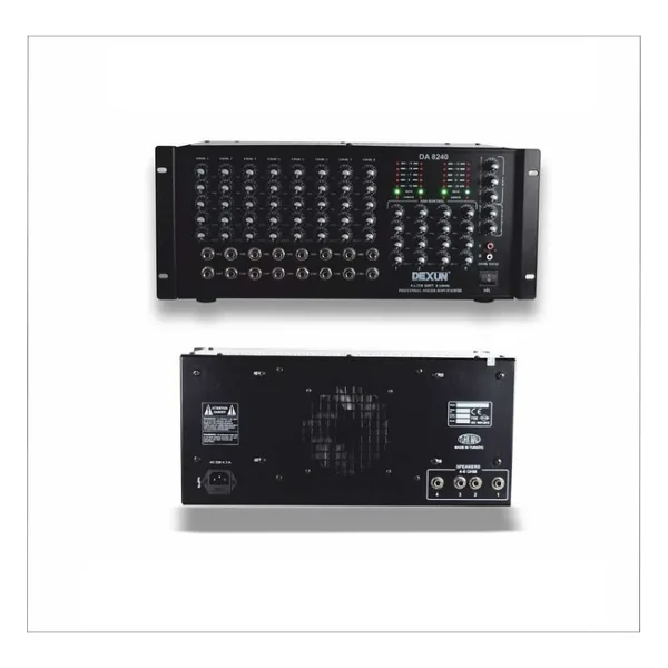 Dexun DA-8240 4X250W 4-8 Ohm Stero Mixer Amplifikatör