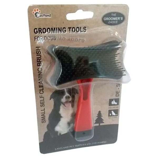 Eastland 13 cm Kendini Temizleyen Kedi ve Köpek Tarağı - Kırmızı