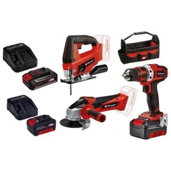 Einhell TE-TK 18/3 Li Kit Üç Akülü Elektrikli El Aletleri Seti