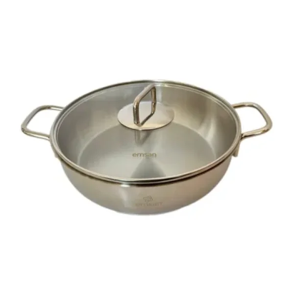 Emsan Gourmet 32 cm Çelik Karnıyarık Tencere