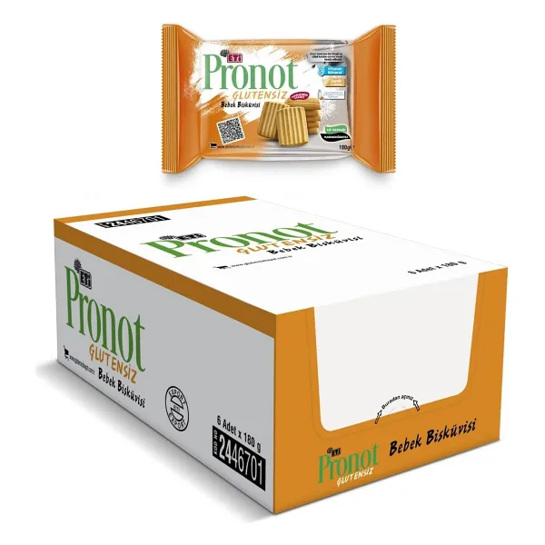 Eti Pronot Glutensiz Bebek Bisküvisi 180 gr 6 Adet