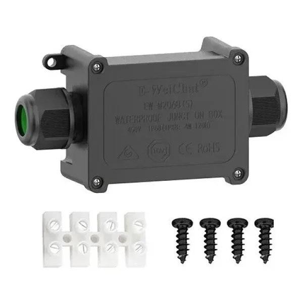 EW-M2068S-2T 2-Yollu Su Geçirmez Kablo Bağlantı Kutusu